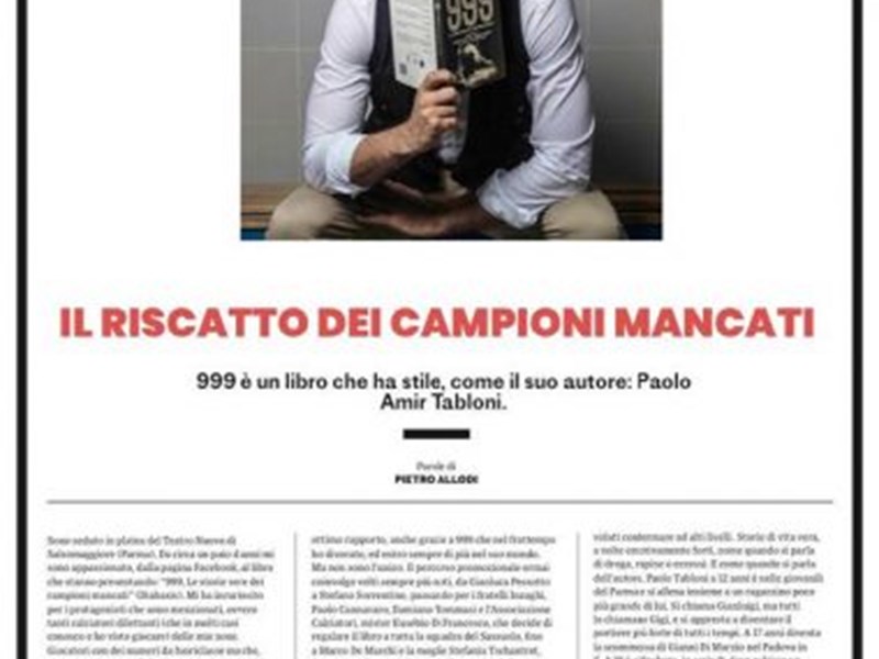 999 su sport illustrated al pitti uomo 2018